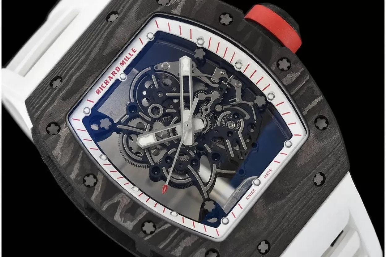 RM055 Red Crown NTPT / RU Skeleton Dial APS RMUL2 Super Clone - Image 3