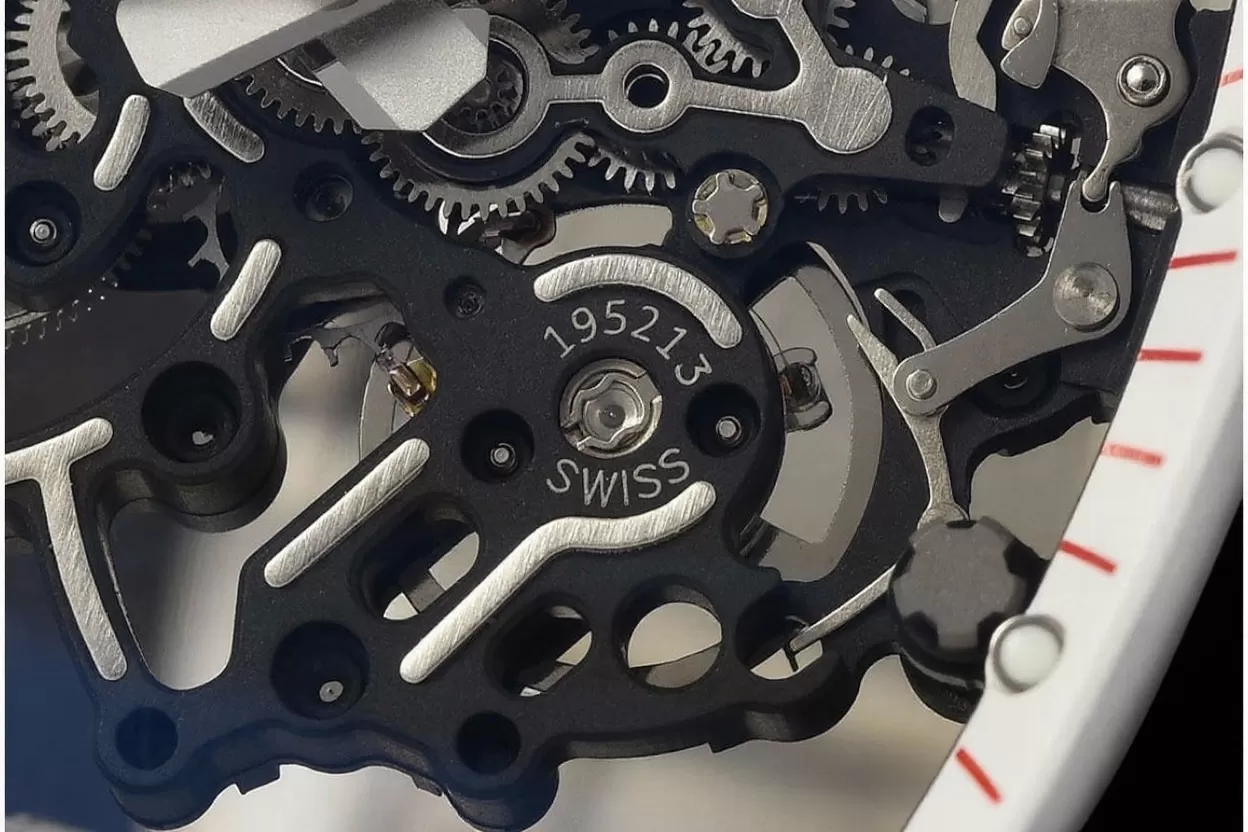 RM055 Red Crown NTPT / RU Skeleton Dial APS RMUL2 Super Clone - Image 6