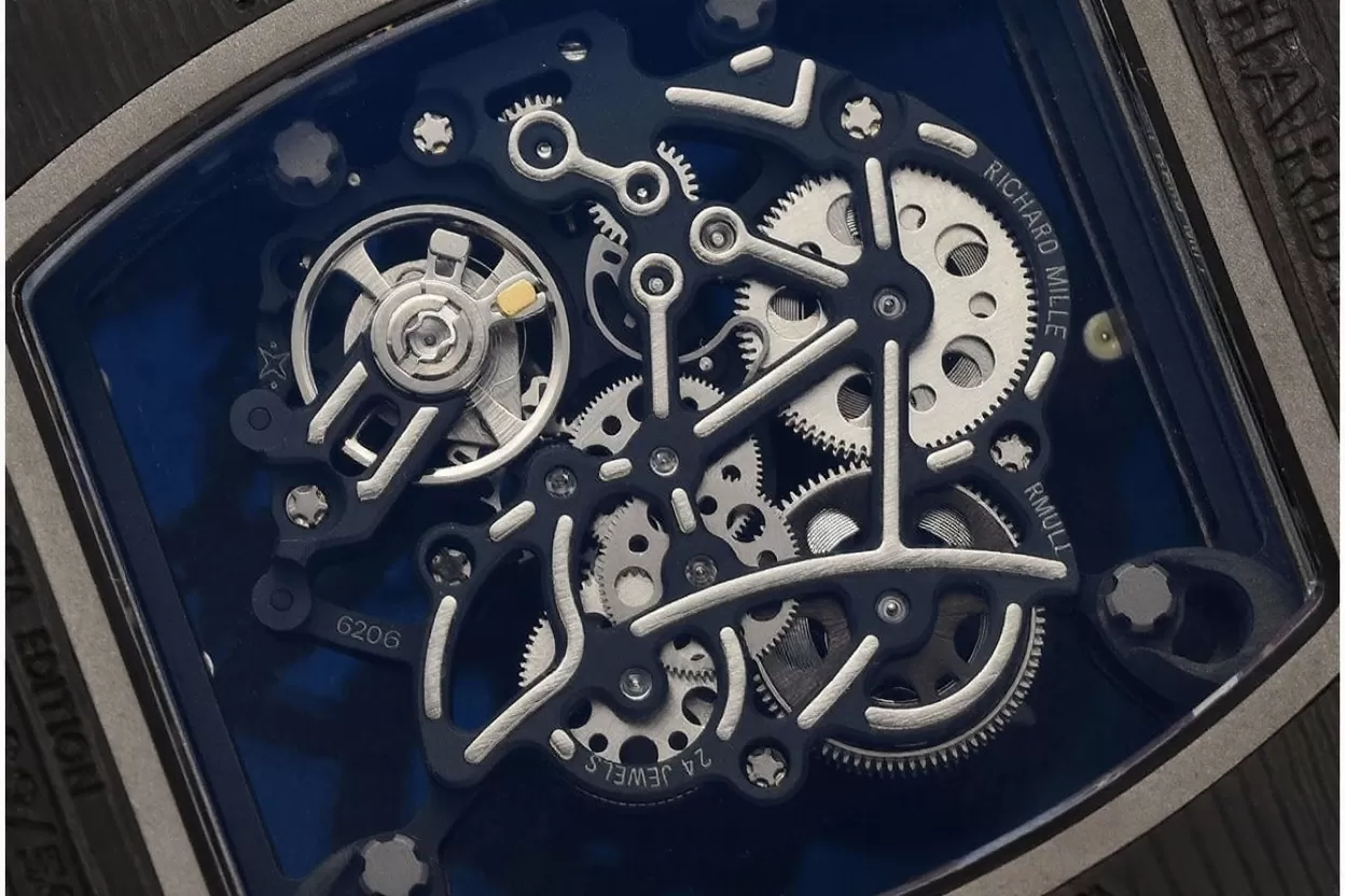 RM055 Red Crown NTPT / RU Skeleton Dial APS RMUL2 Super Clone - Image 10