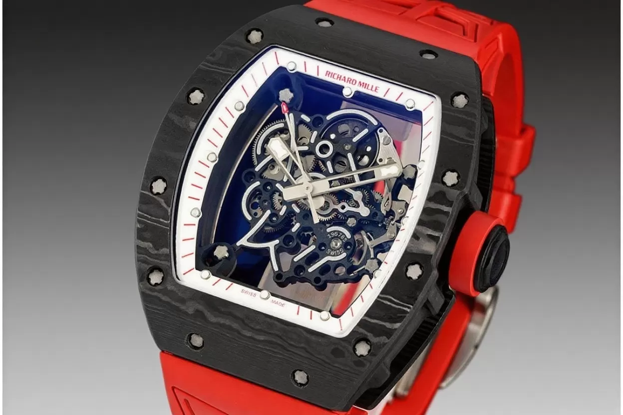 RM055 NTPT / RU Red Crown on Red Rubber Strap ZF RMUL2 Super Clone(New Rubber Strap)