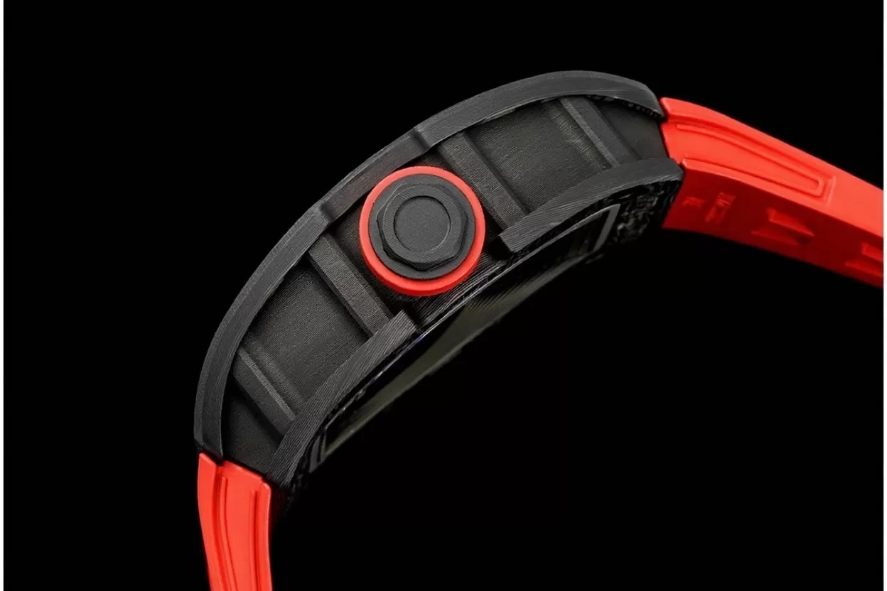 RM055 NTPT / RU Red Crown on Red Rubber Strap ZF RMUL2 Super Clone(New Rubber Strap) - Image 5