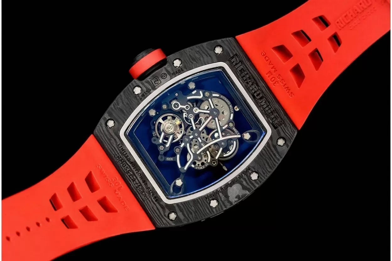 RM055 NTPT / RU Red Crown on Red Rubber Strap ZF RMUL2 Super Clone(New Rubber Strap) - Image 7