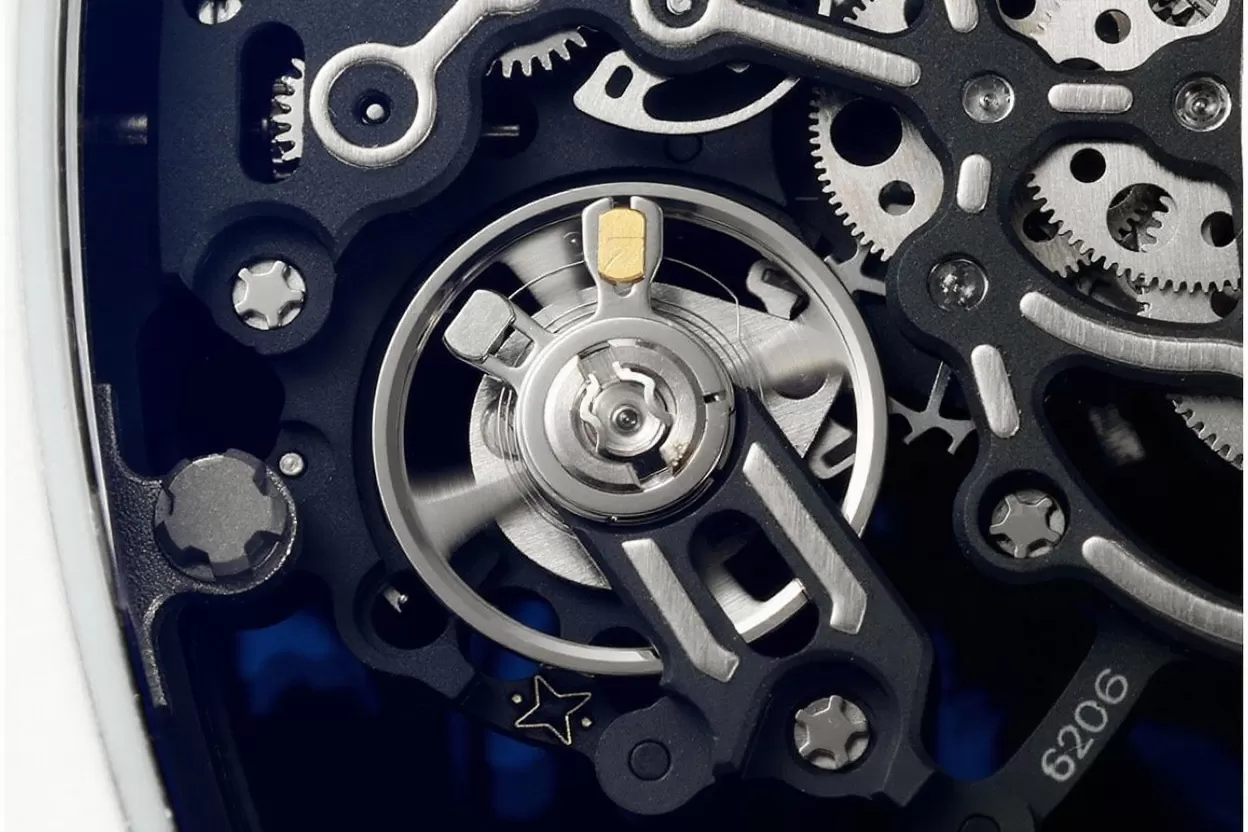 RM055 White 43mm Cer / RU Skeleton Dial APSF RMUL2 - Image 7