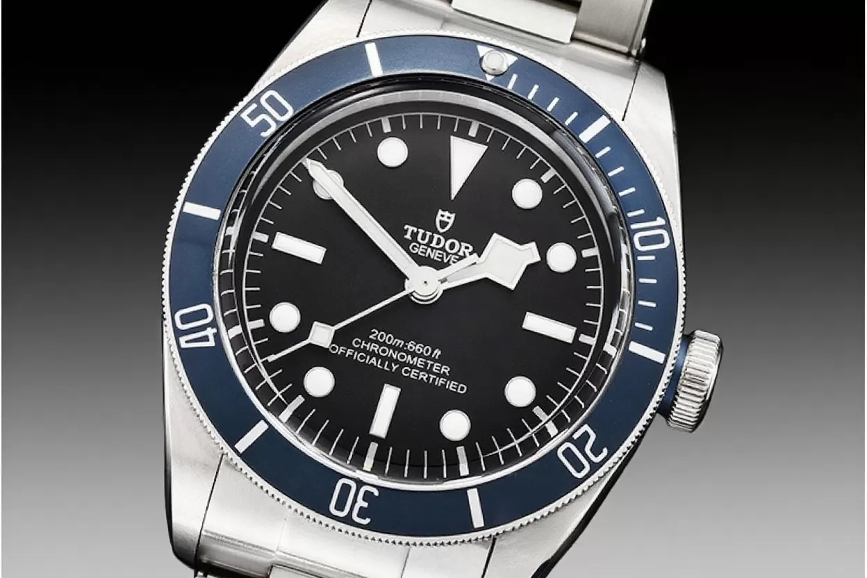 Tudor ?C Heritage Black Bay Shield SS / SS Blue / Blk ZF Asia 2824