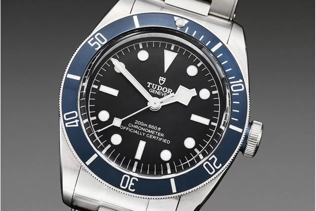 Tudor ?C Heritage Black Bay Shield SS / SS Blue / Blk ZF Asia 2824 - Image 3
