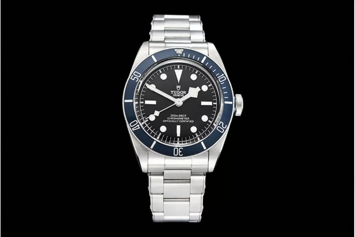 Tudor ?C Heritage Black Bay Shield SS / SS Blue / Blk ZF Asia 2824 - Image 6