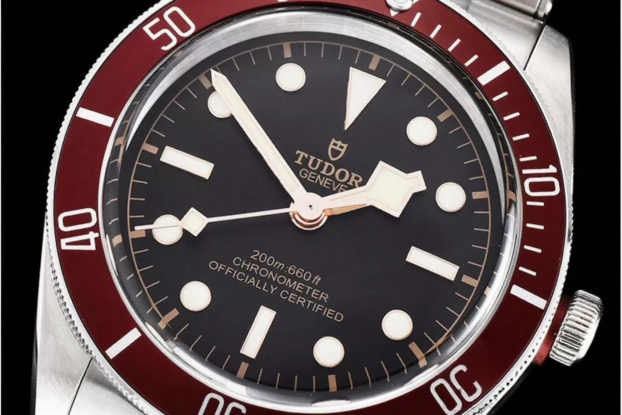 Heritage Black Bay Shield 41mm SS / SS Red / Blk ZF Asia 2824 - Image 5