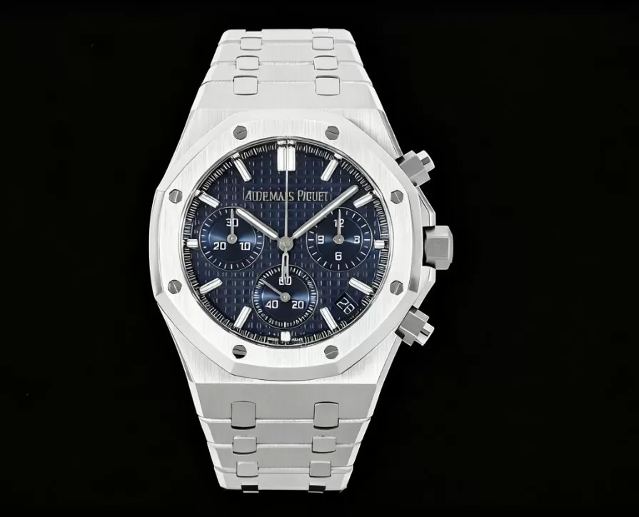 Royal Oak Chrono 26240ST 41mm SS / SS Blue Dial APS V2 SH4401 Super Clone