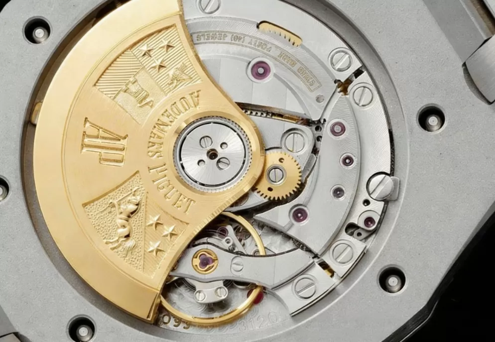 Royal Oak 15450 SS / SS White / Stk ZF SA3120 Super Clone - Image 4