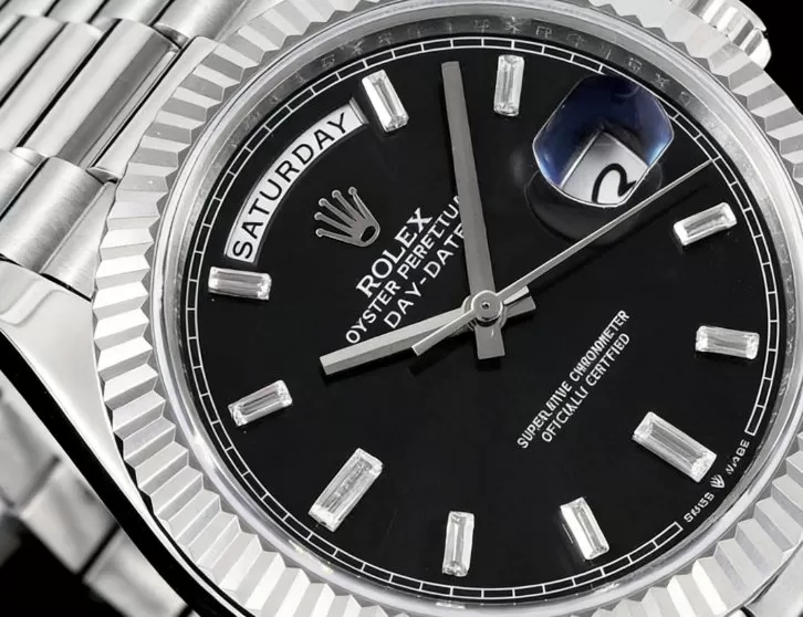 DayDate 228239 40mm Pres SS / SS Black / Dia GSF A3255 (Tungsten Heavy Version) - Image 3