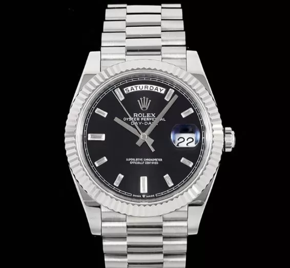 DayDate 228239 40mm Pres SS / SS Black / Dia GSF A3255 (Tungsten Heavy Version) - Image 4