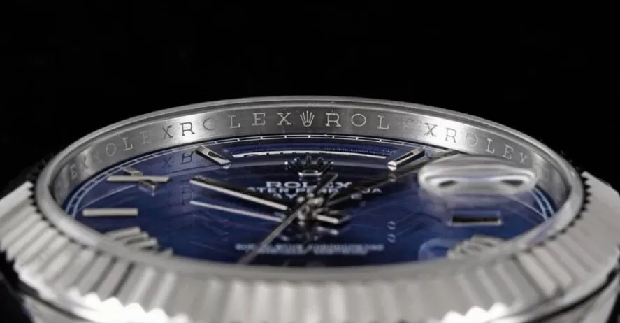 DayDate 228239 40mm Pres SS / SS Blue Dial GSF A3255 (Tungsten Heavy Version) - Image 5