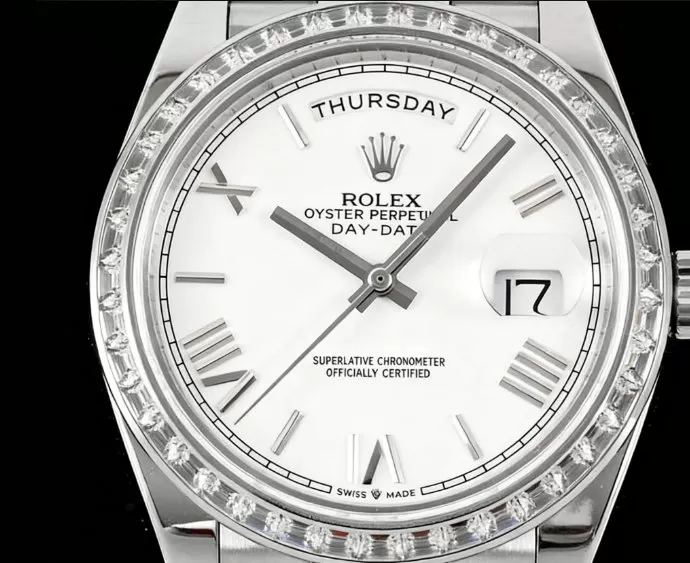 DayDate 228396 40mm Pres SS / SS White Dial GSF A3255 (Tungsten Heavy Version) - Image 2