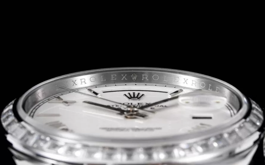 DayDate 228396 40mm Pres SS / SS White Dial GSF A3255 (Tungsten Heavy Version) - Image 4