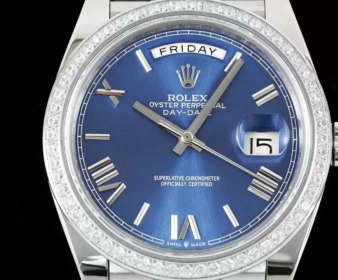 DayDate 228349 40mm Pres SS / SS Blue / Rmn GSF A3255 (Tungsten Heavy Version) - Image 2