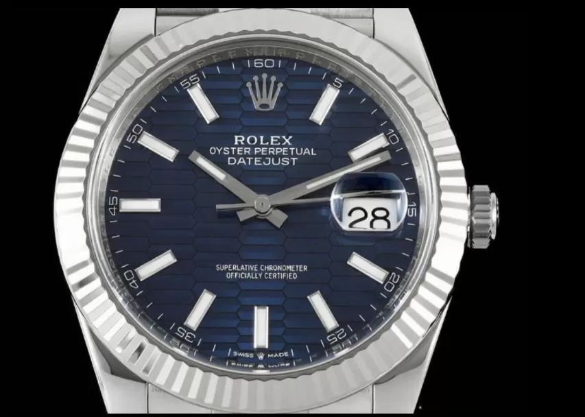 Datejust 126334 41mm Jub SS / SS Blue Textured / Stk VF DD3235 - Image 2