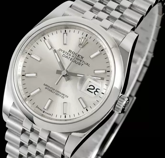 Datejust 126200 36mm Jub SS / SS SIlver / Stk VSF DD3235