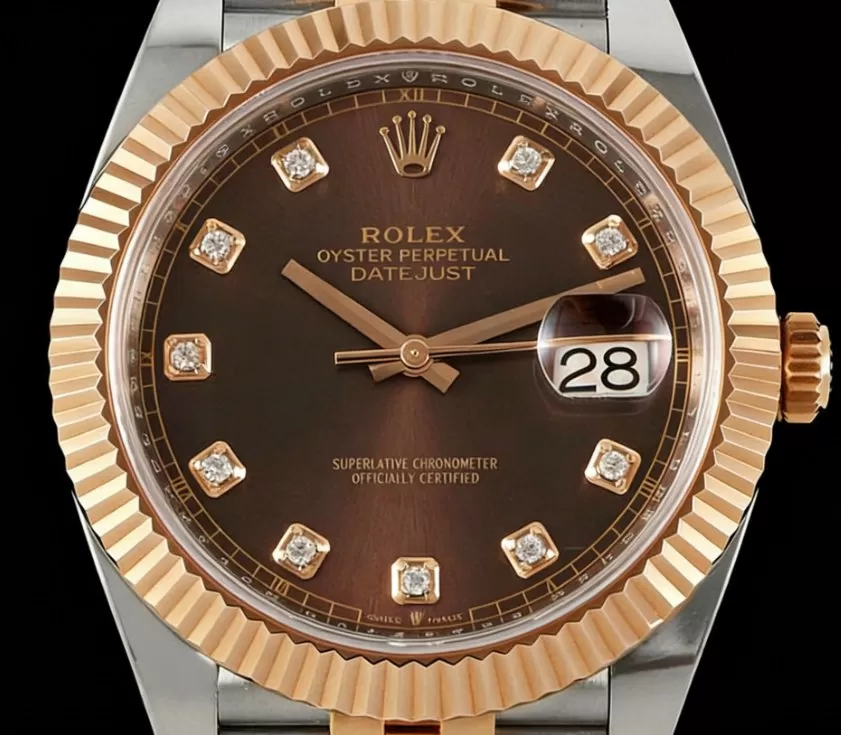 Datejust 126331 41mm Jub RG / SS Brown / Dia ARF VR3235 (Tungsten Heavy Version) - Image 2