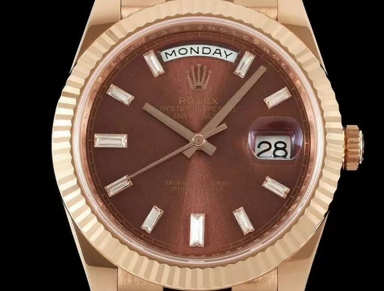 DayDate 228235 40mm RG / RG Brown / Dia RCF VR3255 (Gain Weight) - Image 2