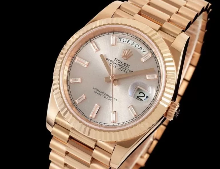 DayDate 228235 40mm RG / RG Silver / Dia RCF VR3255 (Gain Weight)
