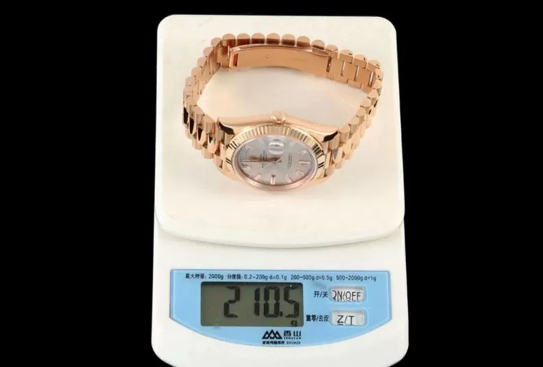 DayDate 228235 40mm RG / RG Silver / Dia RCF VR3255 (Gain Weight) - Image 19