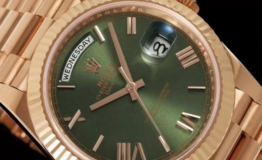 DayDate 228235 40mm RG / RG Green / Rmn RCF VR3255 (Gain Weight) - Image 3