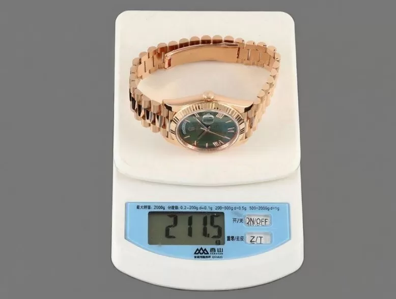 DayDate 228235 40mm RG / RG Green / Rmn RCF VR3255 (Gain Weight) - Image 18