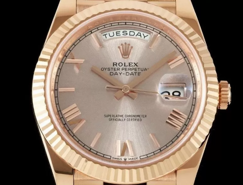 DayDate 228235 40mm RG / RG Sundust / Rmn RCF VR3255 (Gain Weight) - Image 2