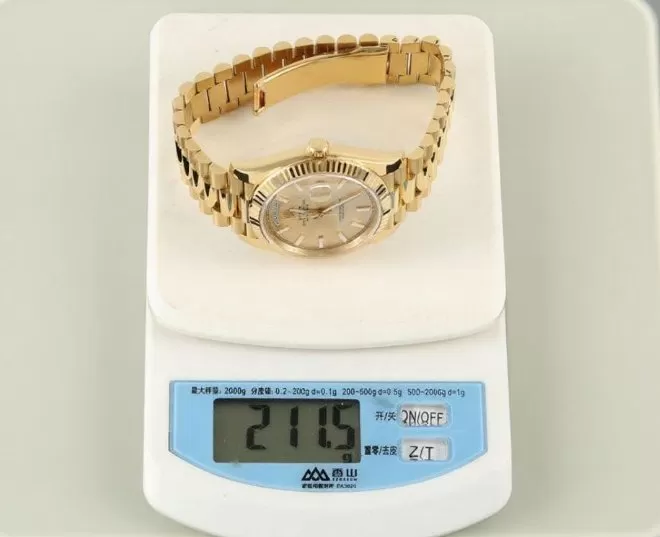 DayDate 228238 40mm YG / YG Gold / Stk RCF VR3255 (Gain Weight) - Image 19