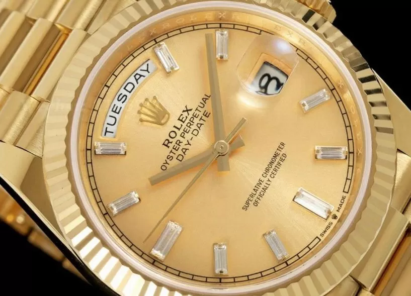 DayDate 228238 40mm YG / YG Gold / Dia RCF VR3255 (Gain Weight) - Image 3