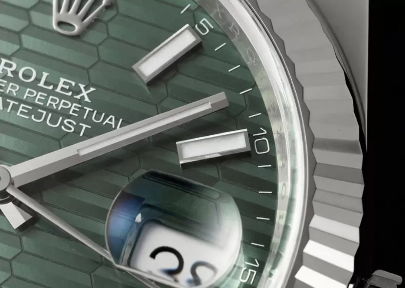 Datejust 126334 41mm Jub SS / SS Green Textured / Stk VF DD3235 - Image 4