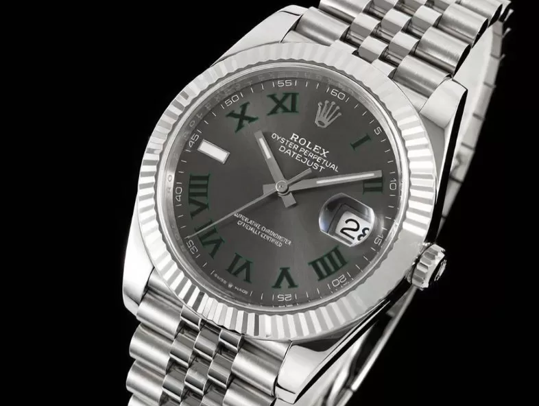 Datejust 126334 41mm Wimbledon Jub SS / SS Grey / Rmn VF DD3235