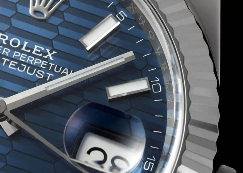 Datejust 126334 41mm Oys SS / SS Blue Textured / Stk VF DD3235 - Image 4