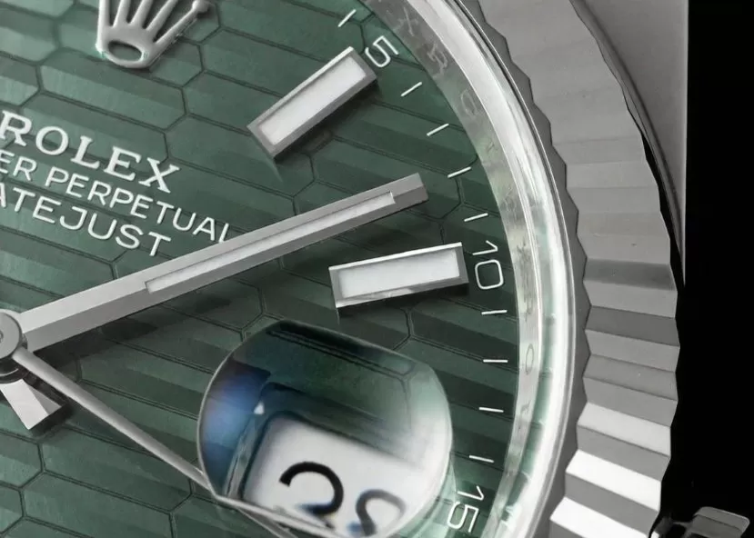 Datejust 126334 41mm Oys SS / SS Green Textured / Stk VF DD3235 - Image 4