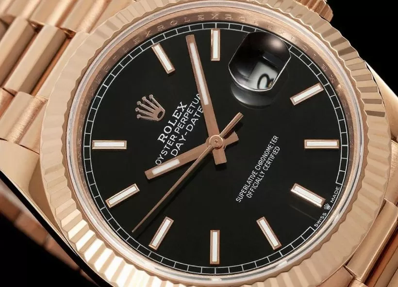 DayDate 228235 40mm RG / RG Black / Stk QF V8 SH3255 (Gain Weight) - Image 3