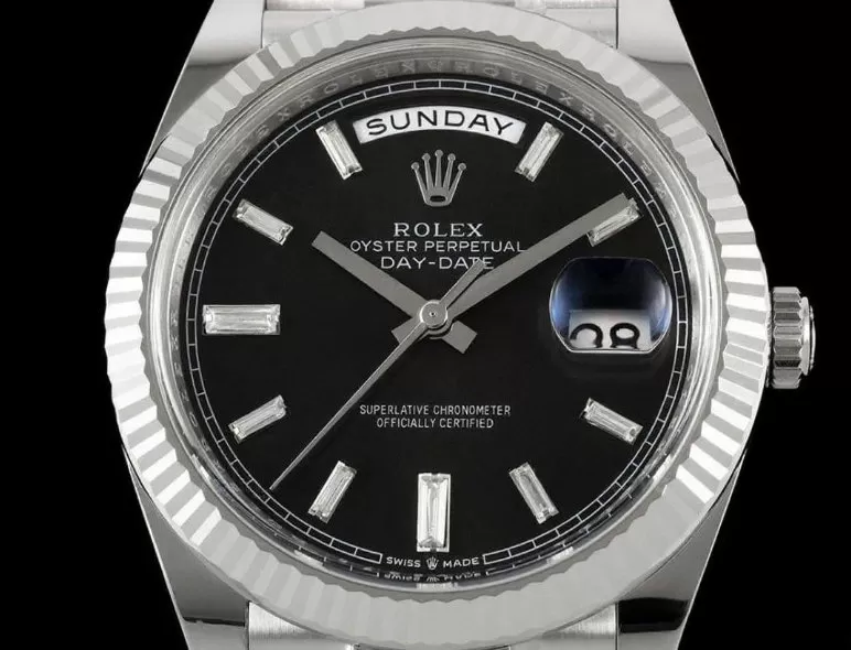 DayDate 228239 40mm SS / SS Black / Dia THBF V3 SH3255(Tungsten Heavy Version) - Image 2
