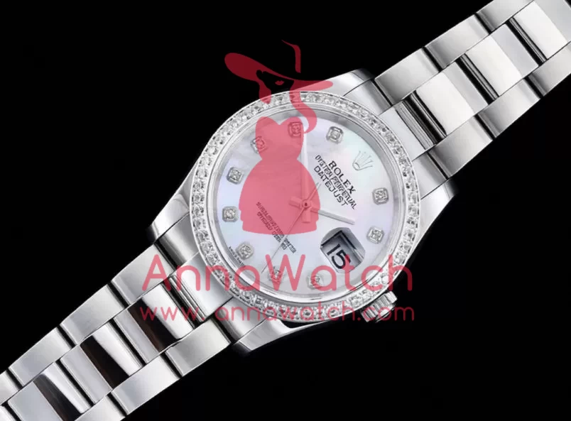 Rolex ?C DateJust Mens 36mm SS / SS Wht MOP Diam BP Asia 2836 - Image 4