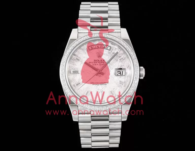 DayDate 228349 40mm Pres SS / SS Meteorite Dial GSF A3255 (Tungsten Heavy Version) - Image 22