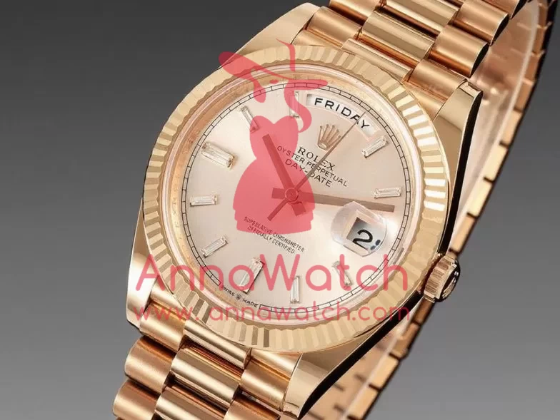 DayDate 228235 40mm RG / RG Champagne / Dia THBF V3 SH3255(Tungsten Heavy Version)