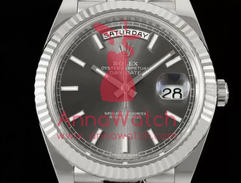 DayDate 228239 40mm SS / SS Grey / Stk THBF V3 SH3255(Tungsten Heavy Version) - Image 2