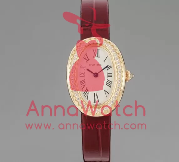 Baignoire Ladies 31mm Dia Red RG / LE White Dial AF Quartz - Image 4