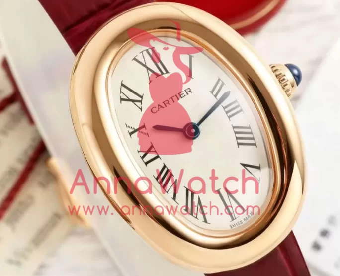 Baignoire Ladies 31mm Red RG / LE White Dial AF Quartz
