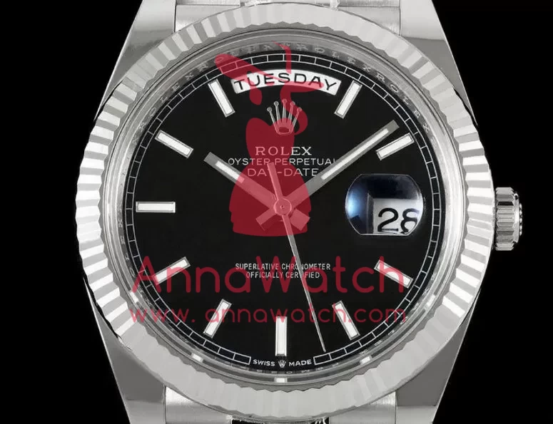 DayDate 228239 40mm SS / SS Black / Stk THBF V3 SH3255(Tungsten Heavy Version) - Image 2