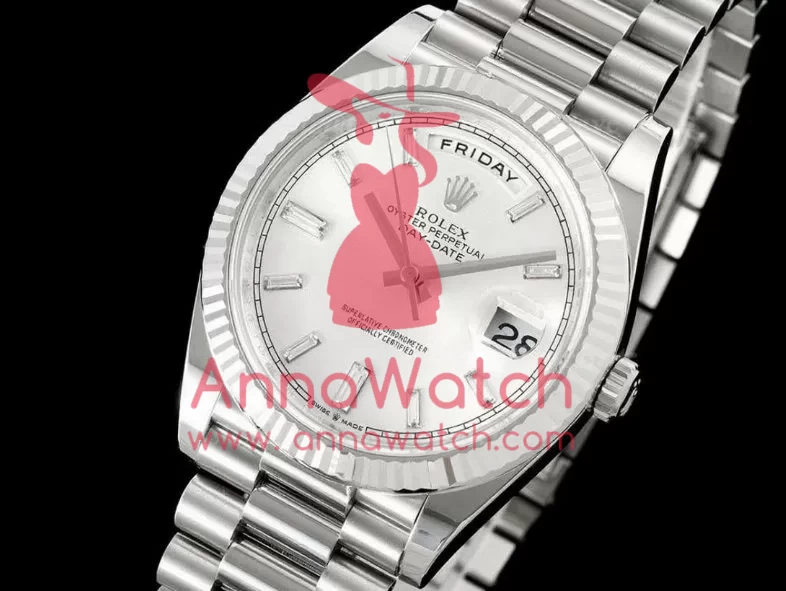 DayDate 228239 40mm SS / SS Silver / Dia THBF V3 SH3255(Tungsten Heavy Version)