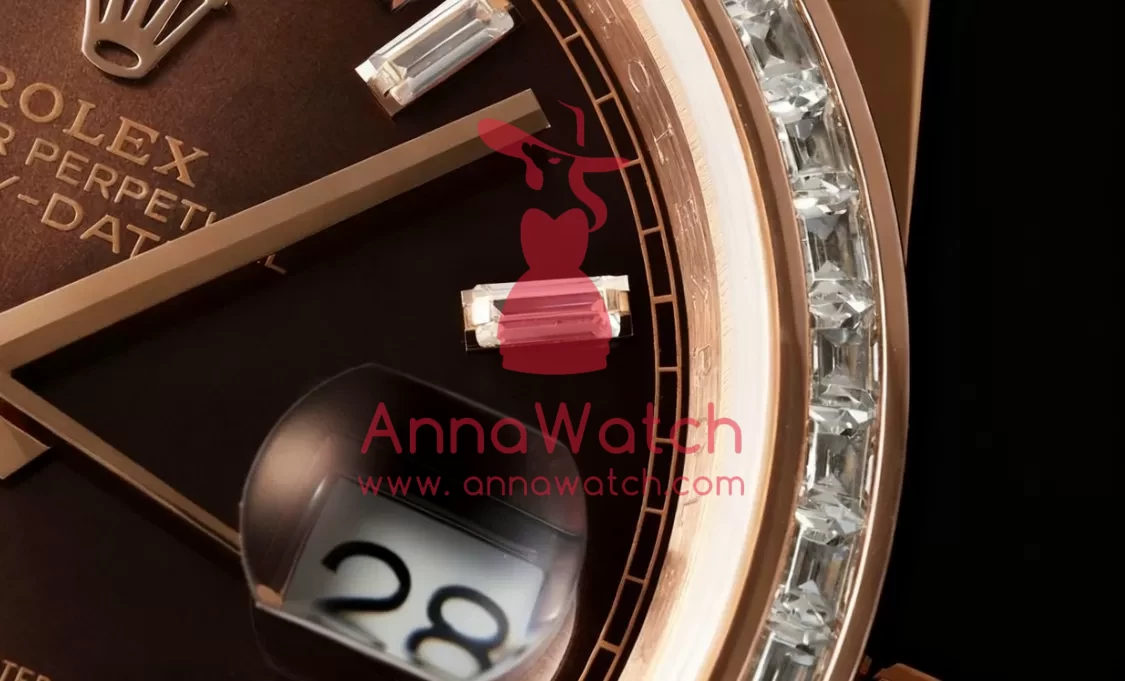 DayDate 228345 40mm Dia RG / RG Brown / Dia QF V5 A2836(Gain Weight) - Image 3