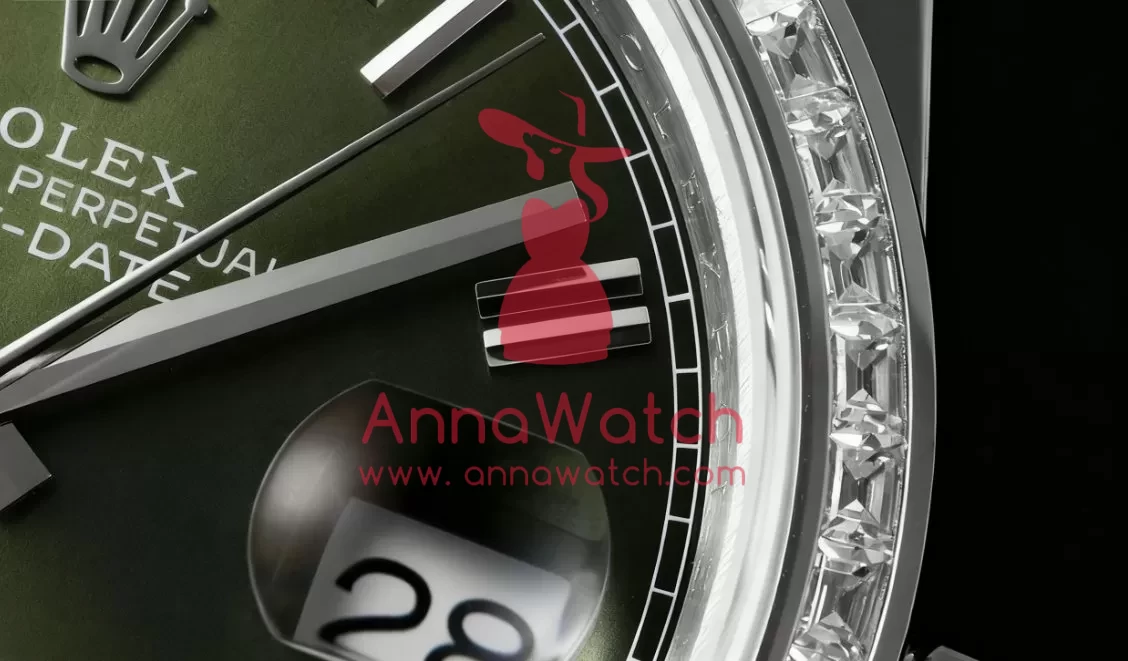 DayDate 228349 40mm Dia SS / SS Green / Rmn QF V5 A2836(Gain Weight) - Image 3