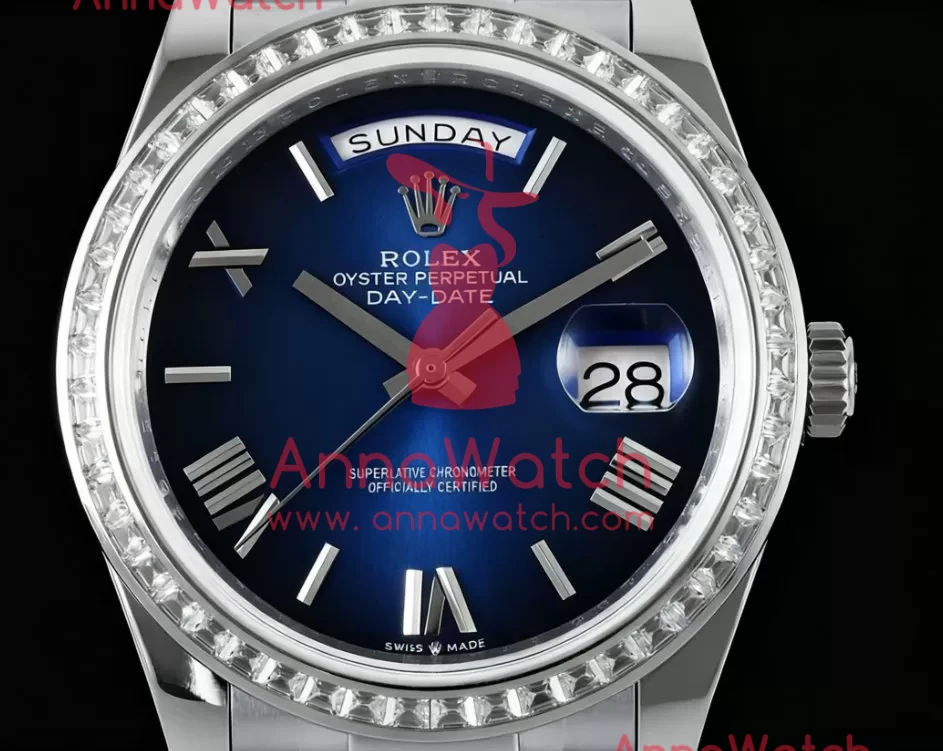 DayDate 228349 40mm Dia SS / SS Blue / Rmn QF V5 A2836(Gain Weight) - Image 2