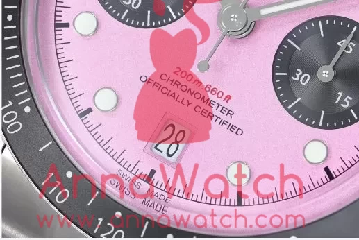 Black Bay Chrono 41mm SS / SS Pink Dial ZF A7750 - Image 3
