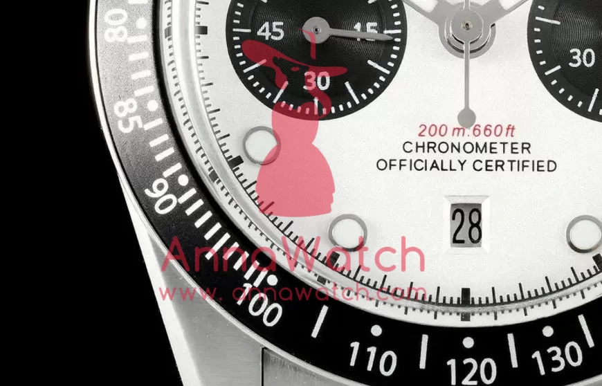 Black Bay Chrono 41mm SS / SS White / Blk Dial BLSF A7750 - Image 3