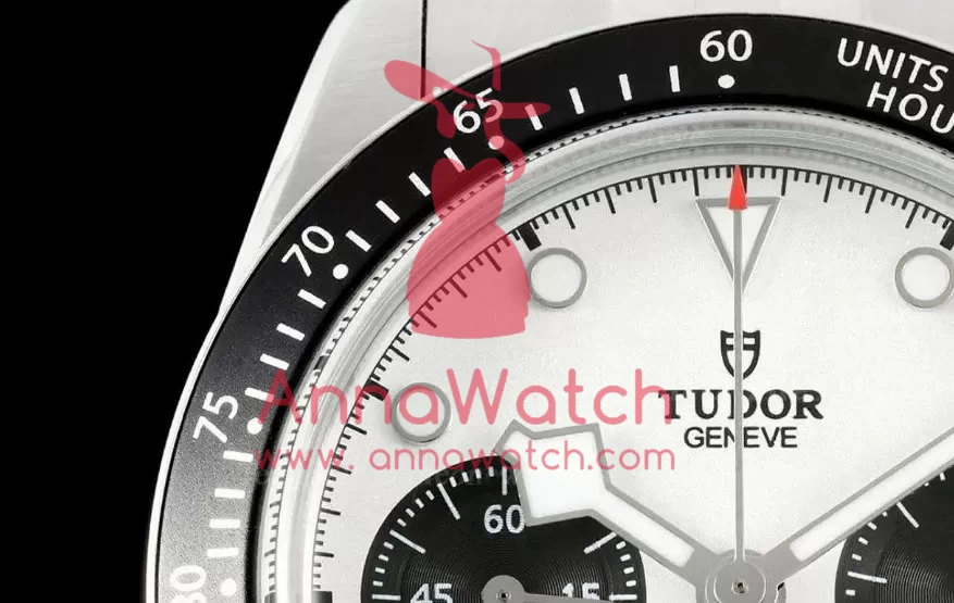 Black Bay Chrono 41mm SS / SS White / Blk Dial BLSF A7750 - Image 5